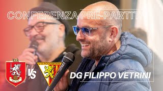 Grosseto vs Poggibonsi il DG Filippo Vetrini [upl. by Drucy]