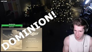 Chris REACTS to Skillet  Dominion [upl. by Einnol473]