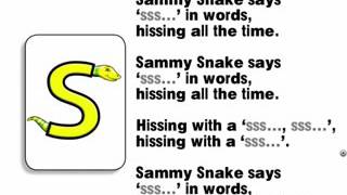 Sammy Snake Letterland Full HD Song [upl. by Thompson]