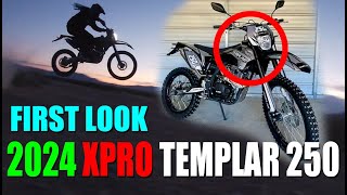 FIRST LOOK AT THE NEW 2024 TEMPLAR 250 Chinese Dual Sport Motorcycle [upl. by Gelasius48]