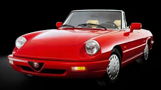 Alfa Romeo Spider Duetto  Italys most beautiful classic [upl. by Llemor]