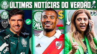 âœ”ï¸ ATENÃ‡ÃƒO PALMEIRAS TEM REFORÃ‡O CONFIRMADO PRA PARTIDA DE HOJE INFO SOBRE DE LA CRUZ PRÃ‰ JOGO [upl. by Vihs]