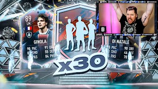 WE PACK GINOLA 30 x HERO UPGRADE PACKS FIFA 22 [upl. by Sicular]