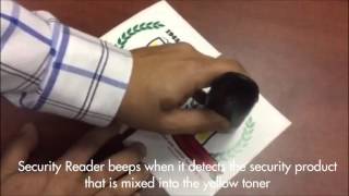 UNINET IColor Security Toner Demonstration [upl. by Tarabar]