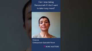 Can I stop taking Denosumab  bonematters [upl. by Quincy415]