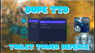 NEW DUPE SCRIPT IN TOILET TOWER DEFENCE｜MOBILEPC [upl. by Markos]