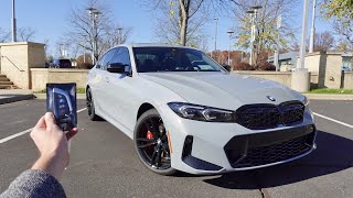 2024 BMW M340i xDrive Start Up Exhaust Walkaround Test Drive and Review [upl. by Eciened]