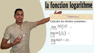 la fonction logarithme 2 bac exercices corrigés  exercice limite de fonction logarithme 2 bac [upl. by Notsuj]