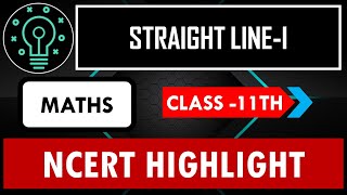 Straight line I tmdacademy Class 11  Maths [upl. by Llebiram]