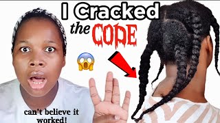 2 things I STARTED Doing To Grow My Natural Hair Longer😲  6 Months Mini Braids Challenge [upl. by Aisetal]