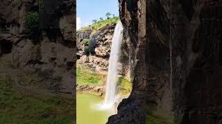 View Of Waterfall 🌿 music relax beautiful nature waterfall water shorts [upl. by Ori]