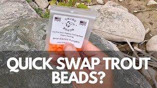 Tribs Beads Review  Quick Swap Trout Beads for Float Fishing [upl. by Blasien]