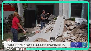 Residents facing deadline to leave flooded Clearwater apartment [upl. by Eastman]