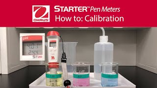 How to Calibration  OHAUS Starter™ Pen Meters [upl. by Anigriv955]