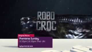 SyFy Promo  RoboCroc  Donald James VoiceOvers [upl. by Yllrebmik]