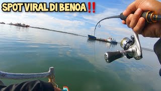 SPOT VIRAL DI BENOA‼️RAME IKAN BABON NYA [upl. by Elacim]