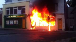 Shop fire in Dalkey county dublin [upl. by Haimarej615]