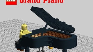 How to build a LEGO Grand Piano [upl. by Zaid]