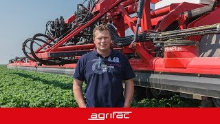 Agrifac Condor AirFlowPlus veldspuit  Gebruikerservaring Willem Francis [upl. by Namilus]