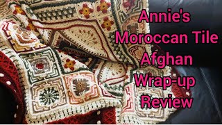 Annies Moroccan Tile Afghan Kit Unbox Reveal Review [upl. by Aisyram43]