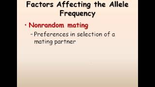 20 Population genetics [upl. by Ellenet]