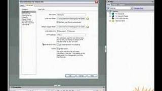 Dreamweaver tutorial Define Local RootSite Folder [upl. by Greene]