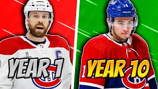 10 Year Rebuild Of The Montreal Canadiens On NHL 22 [upl. by Dranel]