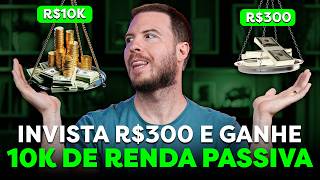 COMO GANHAR R10 MIL TODOS OS MESES SEM PRECISAR TRABALHAR  VIVER DE RENDA PASSIVA COM FIIs [upl. by Jenkins]