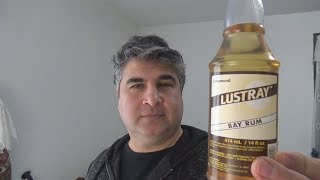 Lustray Bay Rum Compound Aftershave review Pinaud [upl. by Miza41]