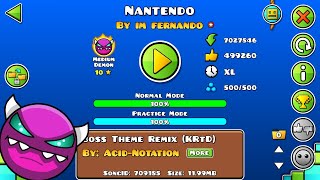 Nantendo 100 COMPLETED  New Hardest [upl. by Terrijo826]