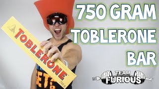 One Man One 750 Gram Toblerone Chocolate Bar  Furious Pete [upl. by Airun402]