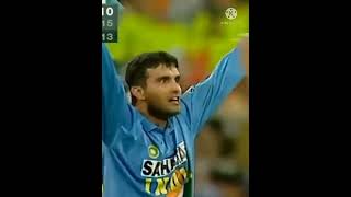 Saurav Ganguly bowling vs Australia [upl. by Stesha]