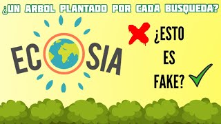 ¿QUÉ ES ECOSIA EL MOTOR DE BUSQUEDA QUE PLANTA ARBOLES POR USARLO 🌳 [upl. by Berg]