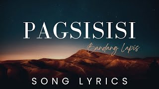 Bandang Lapis  Pagsisisi  SONG LYRICS VERSION [upl. by Iras]