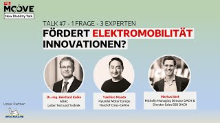 MOOVE NEW MOBILITY TALK  Elektromobilität als Innovationstreiber [upl. by Hollenbeck90]