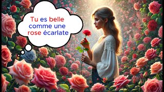 Danse des Roses 🎵 🎸 Nostalgie  Belle chanson française  Fleur  Musique  Amour  Détente [upl. by Sakul]