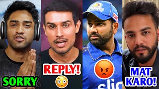 WTF Everyone was SHOCKED by this😱 Dhruv Rathee REPLY Rohit Sharma Fans ANGRY Elvish Yadav [upl. by Aynna]