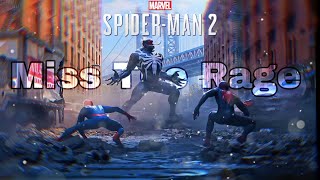 Miss The Rage X SpiderMan 2 4k  Carti Miss The Rage  SpiderMan Edit [upl. by Kcirred11]