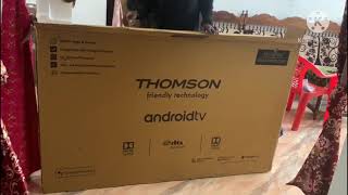 Thomson 65 inch Oath pro Android TV unboxing [upl. by Aistek]