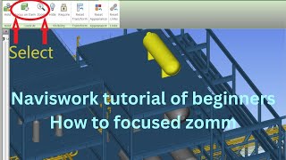 Navisworks autodesk tutorial for beginners  How to zoom in navisworks  Navisworks autodesk freedom [upl. by Vatsug]