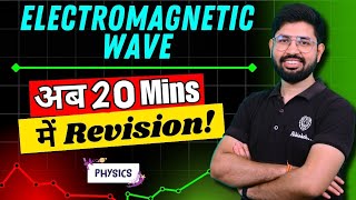 Electromagnetic Wave Revision in Oneshot  EM Wave in 25 minute  Chapter 8 Class 12 Physics [upl. by Aicargatla]