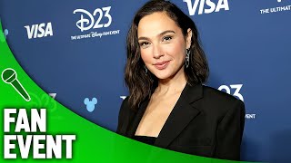 SNOW WHITE 2025  D23 EXPO 2024  Rachel Zegler amp Gal Gadot Interviews [upl. by Ahsieit]