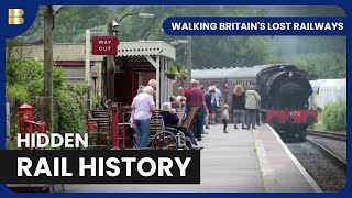 Legacy of the Midland Railway  Walking Britains Lost Railways [upl. by Arretnahs]