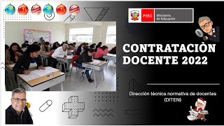 😱😱Atención 👉Lo último sobre CONTRATACIÒN DOCENTE 2022🎄🎄 [upl. by Lekram]