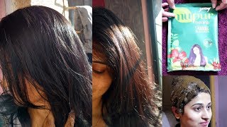 How to COLOR hair with Henna at home  Henna paste for coloring hair [upl. by Shaer330]