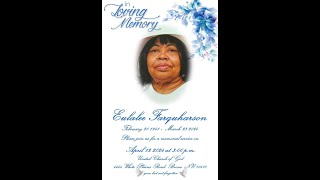 Celebration of Life for Eulalee Farguharson [upl. by Hinze]