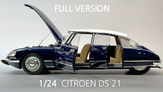 CITROEN DS 21 124 EBBRO Model car build Full version [upl. by Anerok393]