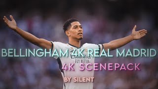 Bellingham 4k Real Madrid ● Rare Clips ● Scenepack ● Upscale ●  TOPAZ 🔥🐐 [upl. by Neilla159]