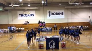 North Point Christian School Cheer [upl. by Einad291]