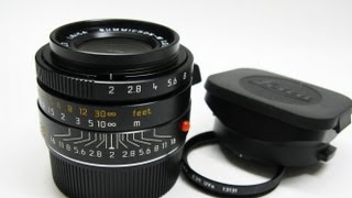 SummicronM 35mm f2 ASPH [upl. by Arch]